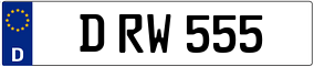 Truck License Plate